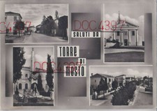 TORRE DI MOSTO VENEZIA SALUTI 4 VEDUTE FGV 1962 BELLA