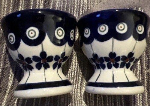 Blue rose polish pottery - 2,