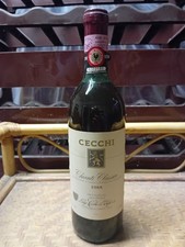 Antica Bottiglia Vino Rosso "Chianti Classico DOCG F.lli Cecchi" Del 1985