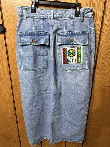 Gonna jeans vintage colori - jeans,