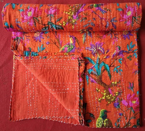 Trapunta kantha puro cotone - kantha,