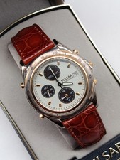 Cronografo vintage 90 Pulsar -Seiko Y182-6A60 CHRONOGRAPH Acciaio Oro Scatola