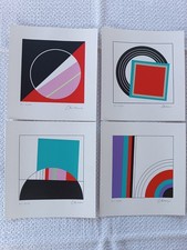 CARMI  EUGENIO   4 SERIGRAFIE  RARISSIME  TUTTE FIRMATE E NUMERATE DALL'ARTISTA.