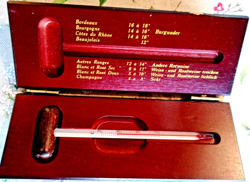 Vino termometro rosso - x,