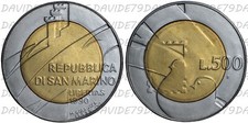 04426] REPUBBLICA DI SAN MARINO - 500 LIRE 1990 - LA REPUBBLICA E IL MONDO - FDC