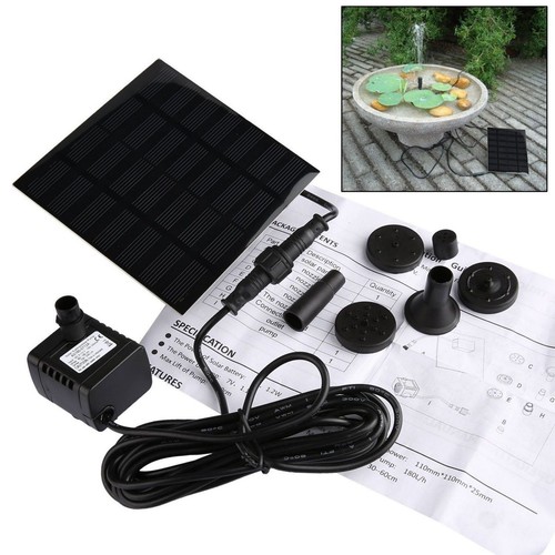 Solar power fountain - solar,