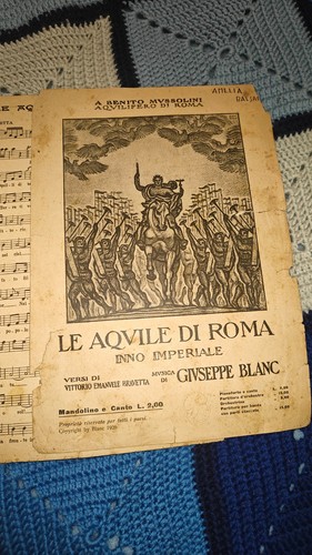 Spartito musicale le aquile - spartito,