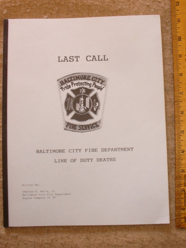 Baltimora fire department line - department,