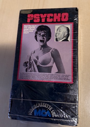 Psycho vhs 1980 mca - psycho,