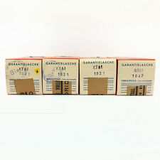 4 x TUBO RSD KT61. PROD MWT anni '50. PIASTRE NERE. GETTER RETTANGOLARE. 16. ...