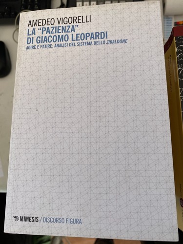 Vigorelli pazienza di - -,