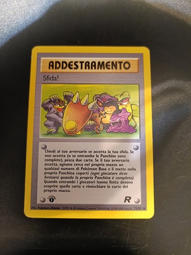 Carta pokemon sfida team - sfida, 74/82