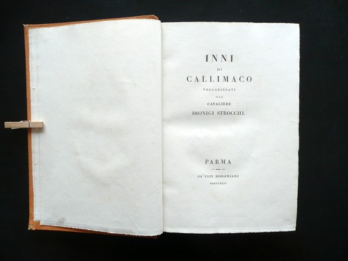 Inni callimaco agli dei - callimaco,