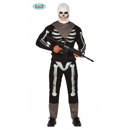 Costume scheletro soldato - costume,