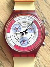 SWATCH WATCH SCR100 NAVY BERRY