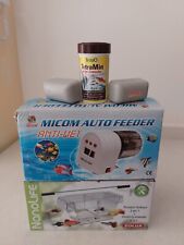 MANGIATOIA AUTOMATICA + mangime + NIDO + CALAMITA PULIZIA VETRO acquario