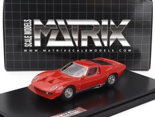 1/43 MATRIX SCALE MODELS - LAMBORGHINI | MIURA P400S MILLECHIODI 1969 | RED