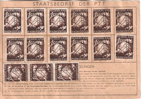 Olanda ww2 1943 cartolina - olanda,