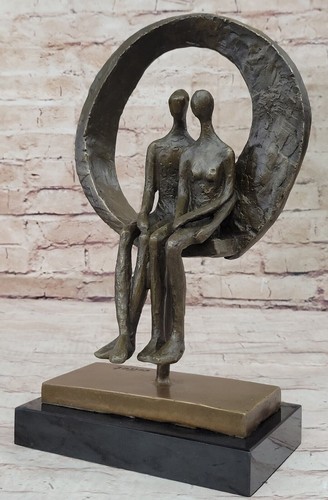 Statua coppia bronzo piedi - coppia, in
