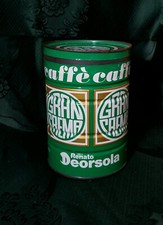 BARATTOLO IN LATTA CAFFE' RENATO DEORSOLA GRAN CREMA POST 1966 INTROVABILE