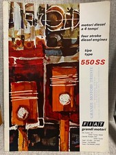 Brochure FIAT GRANDI MOTORI motori diesel a 4 tempi 550SS