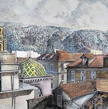 Acquaforte Incisione ritoccata