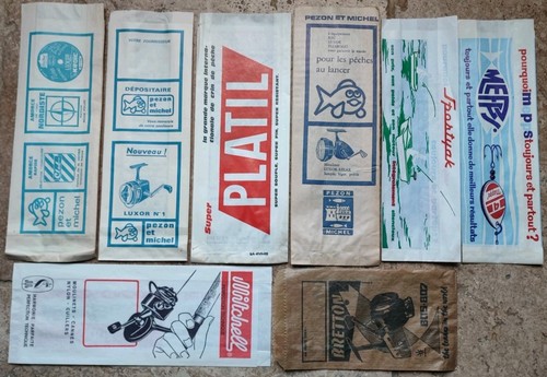 Anciens sachets pêche - 8, de