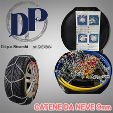CATENE DA NEVE Auto 9 mm OMOLOGATE per gomme 205/55 R16