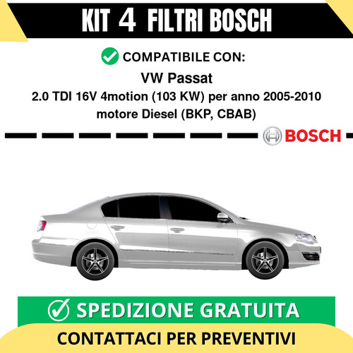Kit bosch filtri - bosch,
