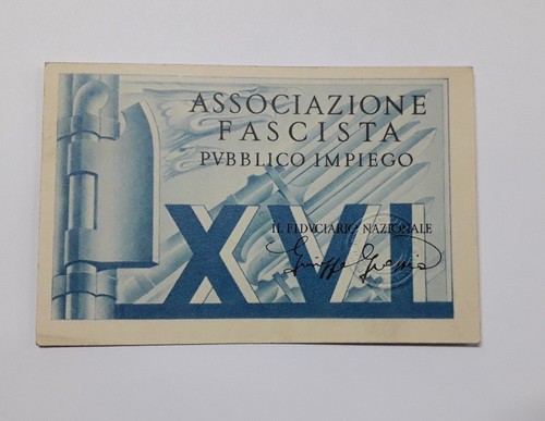 Pnf tessera partito - pnf,