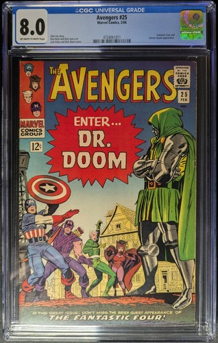 The avengers cgc 8 0 - the,