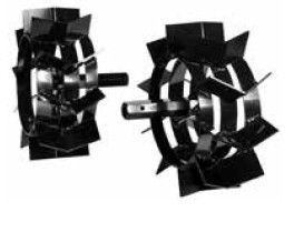 Coppia ruote metalliche
