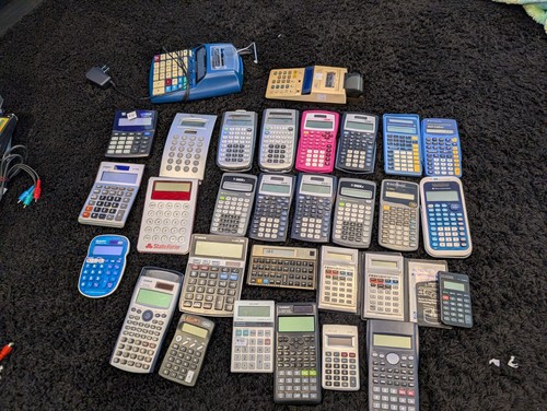 Lotto calcolatrici strumentali