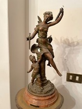Scultura  Auguste Moreau in bronzo "La gloria"