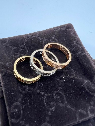 Anelli gucci oro bianco - anelli,