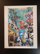 Stampa pop art graffiti