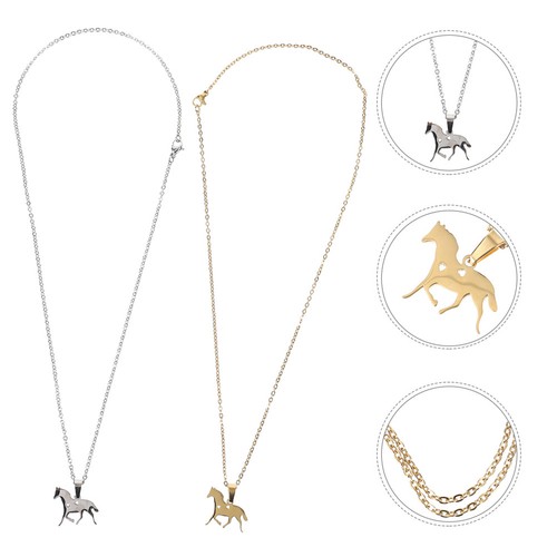 Collana cavallo pezzi - cavallo,
