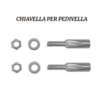 2 CHIAVETTE CHIAVELLE PER