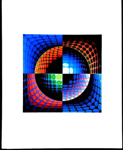 Victor vasarely senza titolo - vasarely,