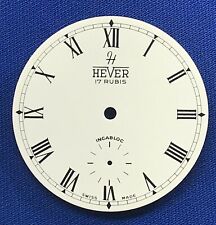HEVER -17 RUBIS- Orologio da tasca quadrante 40,5 mm INCABLOC Swiss Made numeri latini #N3