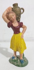 I117209 Pastorello Presepe - Statuina in plastica - Donna con brocca