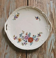 1934 SCI Società Ceramica Italiana Laveno VASSOIO PIATTO Tondo Torta Con Manici