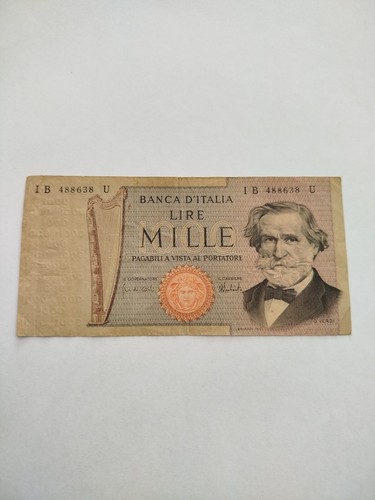 Banconota mille lire 1000 - banconota,