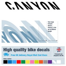 CANYON decalcomanie bici extra