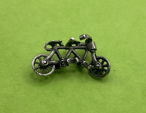 Bicicletta tandem argento