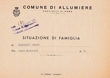 § COMUNE DI ALLUMIERE 1956 -