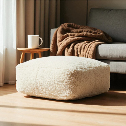 Pouf berbero lana fatto a - berbero,