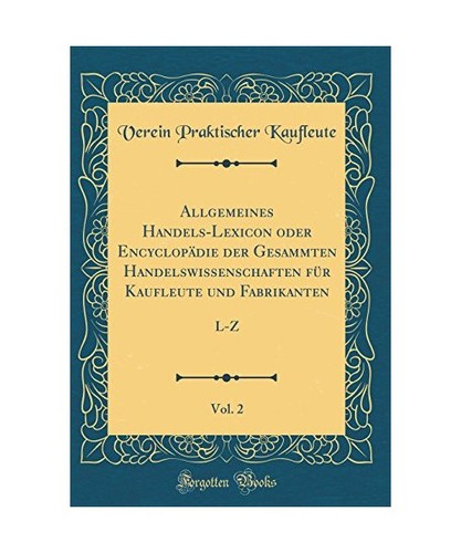 Allgemeines handels lexicon - allgemeines, handels-lexicon