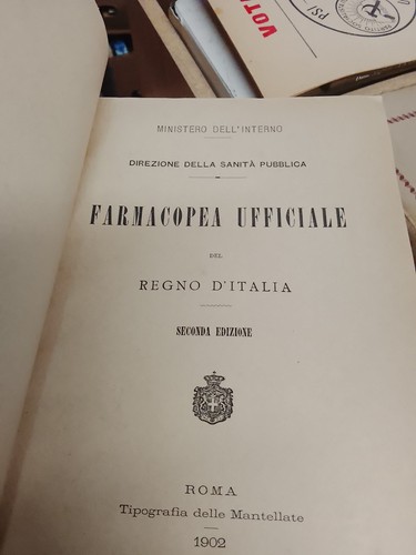 Farmacopea ufficiale del - del, regno