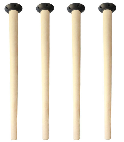 Gamba tavolo faggio legno - 4x,